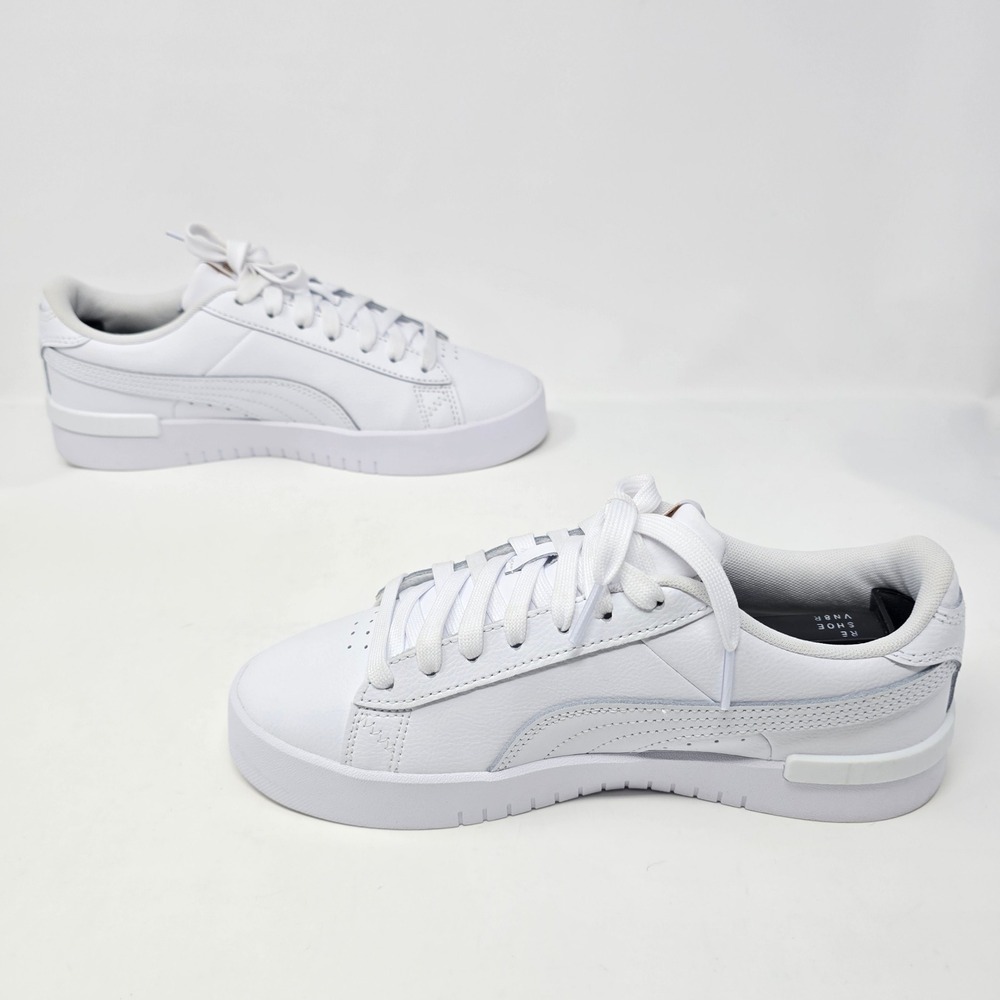Puma Jada Renew White Leather Platform Sneakers 403456-30 Womens 8 - Picture 2 of 16